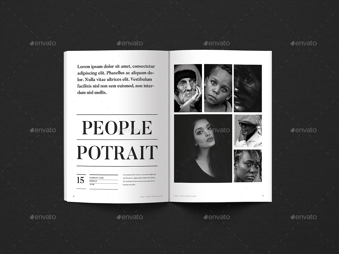 Newspaper Portfolio Brochure, Print Templates GraphicRiver